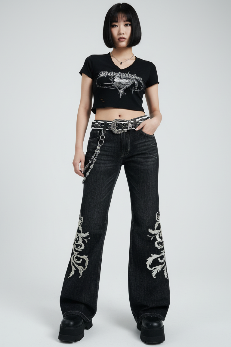 VALVE2K BAROQUE FLARE DENIM