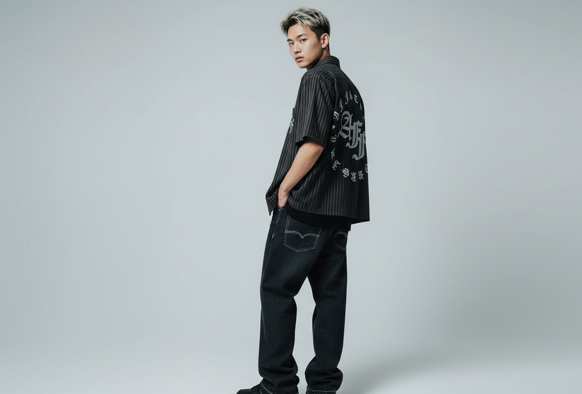 VALVE2K PINSTRIPE AFF LOGO SHIRT