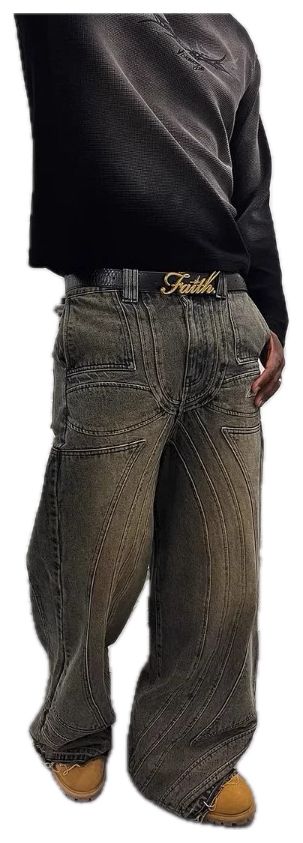 VALVE2K ARC-STICH BAGGY JEANS