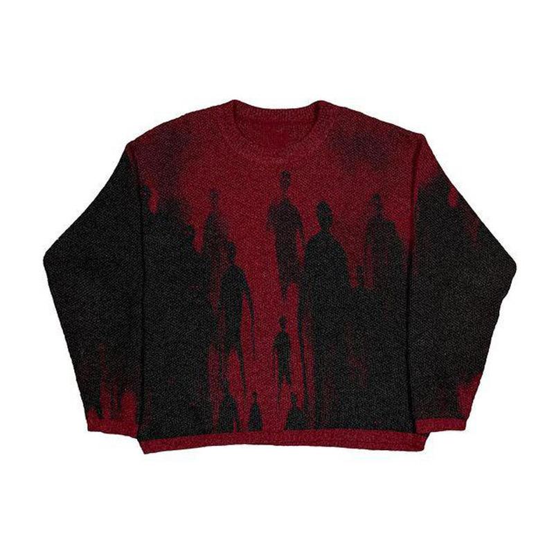VALVE2K SHADOW CROWD KNIT SWEATER