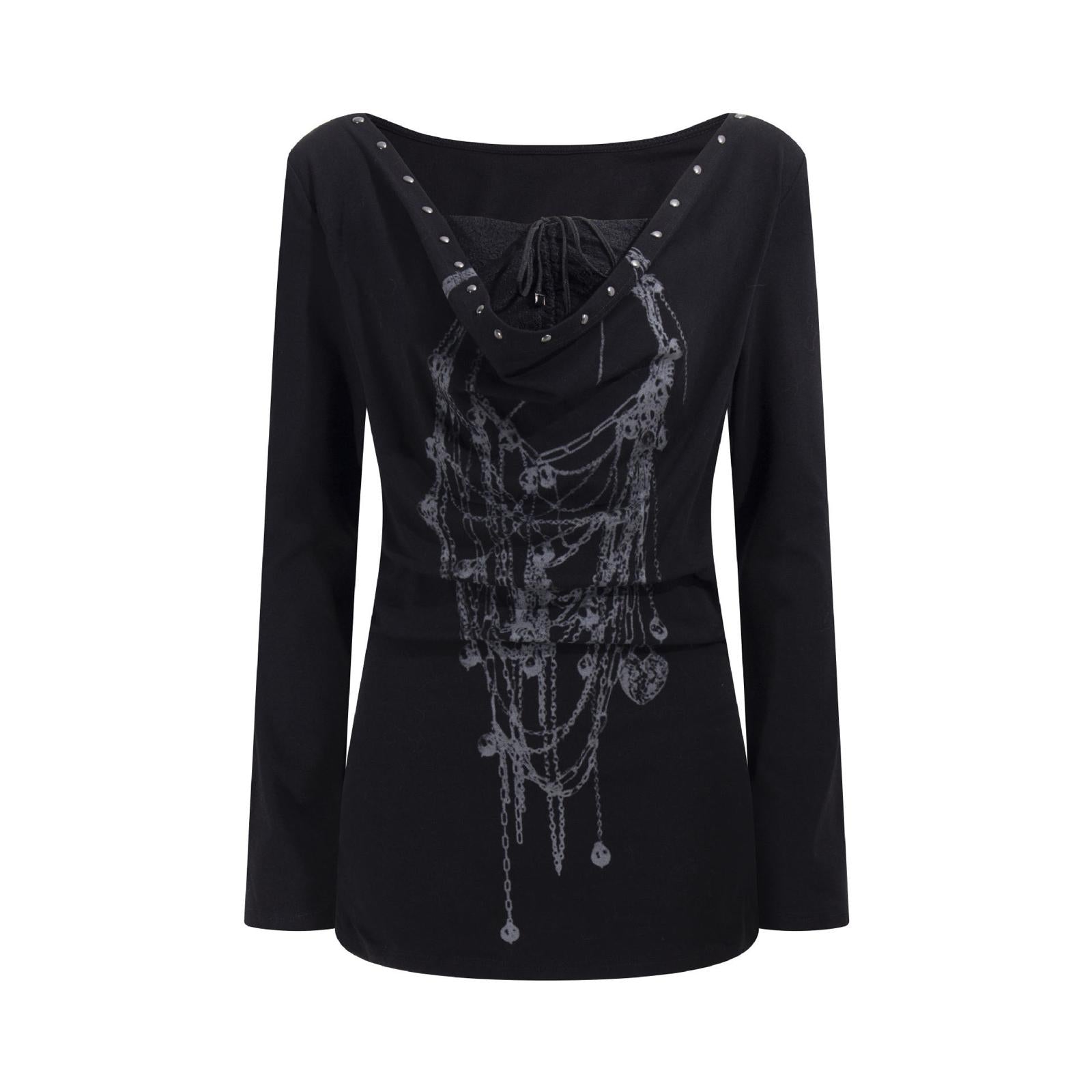 VALVE2K CHAIN DRAPE STUD LONGSLEEVE