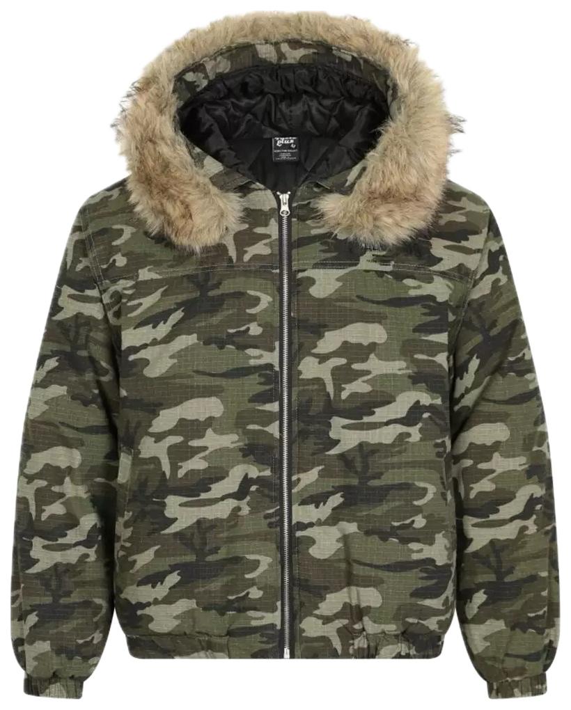 VALVE2K CAMO FUR-TRIM RIPSTOP BOMBER