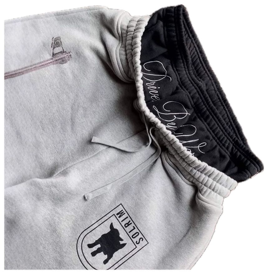 VALVE2K DOUBLE-WAIST RIFLE GRAPHIC SWEATPANTS